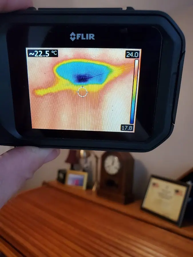 Thermal imaging inspection for water damage in Brownville